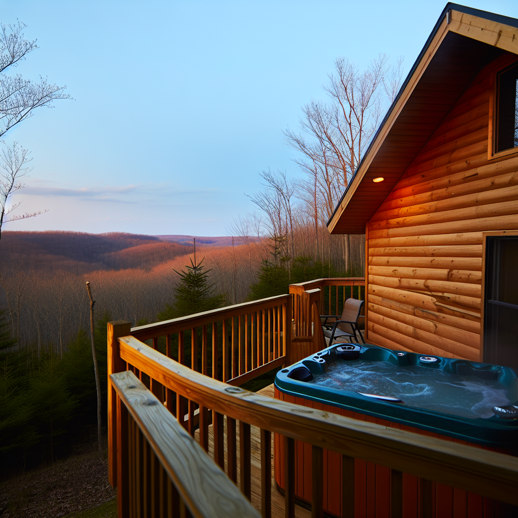 hocking hills cabins with hot tub