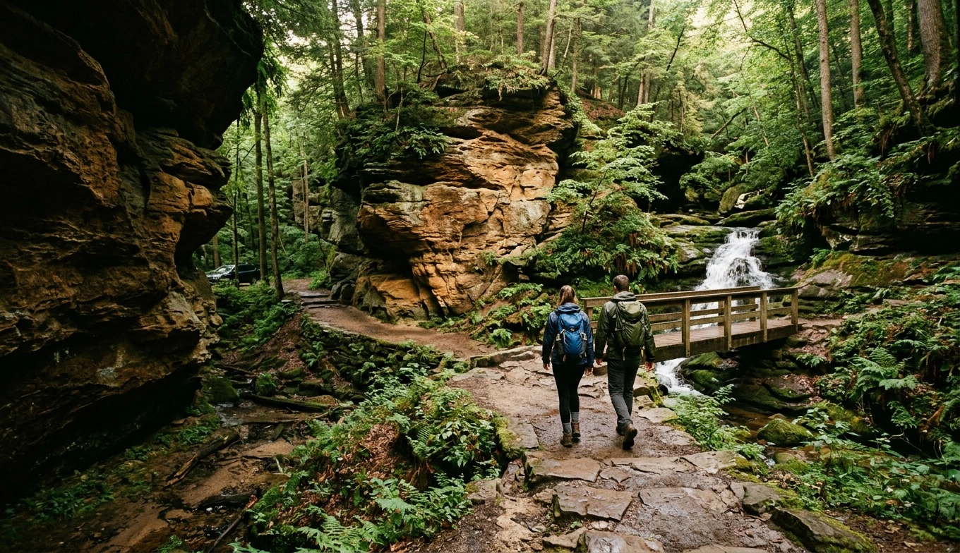 One Day in Hocking Hills from Columbus