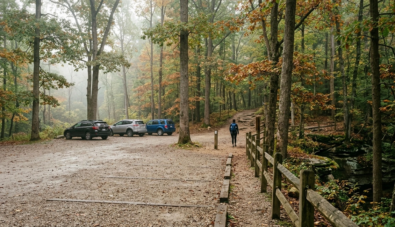 hocking hills parking